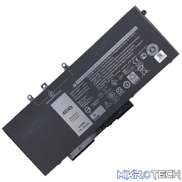 BAT FOR DELL E5480 7.6V 6000MAH POLYMER BAT FOR DELL E5480 7.6V 6000MAH POLYMER