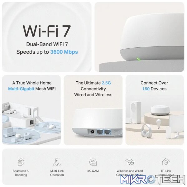 BE3600 Whole Home Mesh Wi-Fi 7 System - Image 6