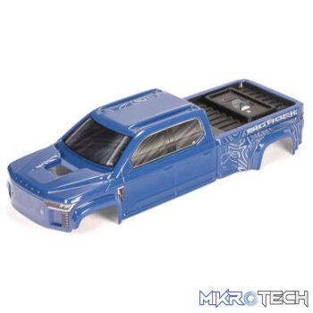 BIG ROCK 4X4 Crew Cab Clipless Painted Decaled Trimmed Body (Blue)