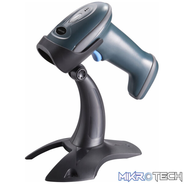 BS120 2D Laser Barcode Scanner USB Handheld with Stand - Image 3
