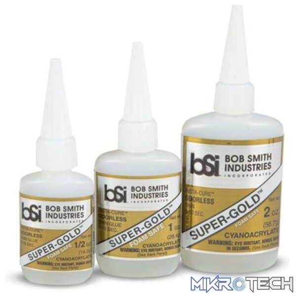 BSI Super-Gold Thin Foam-Safe CA Super Glue BSI Super-Gold Thin Foam-Safe CA Super Glue