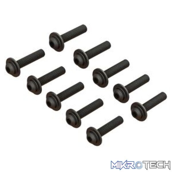 BUTTON HEAD SCREW FLANGED M4x18mm V2 BUTTON HEAD SCREW FLANGED M4x18mm V2