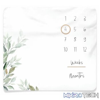 Baby Milestone Blanket - Forest