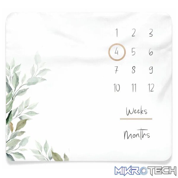 Baby Milestone Blanket - Forest Baby Milestone Blanket - Forest