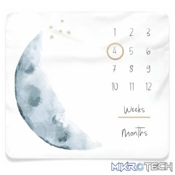 Baby Milestone Blanket - Moon