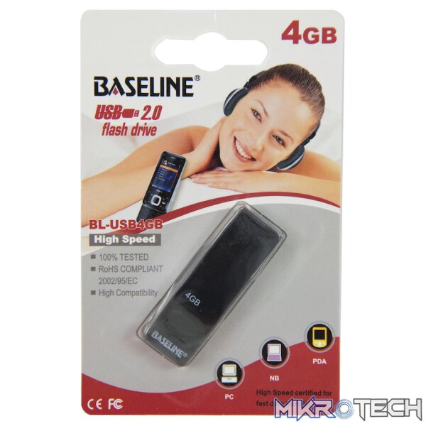 Baseline USB 4GB Flash Drive Baseline USB 4GB Flash Drive