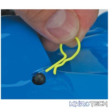 Bent Body Clips Yellow (8)