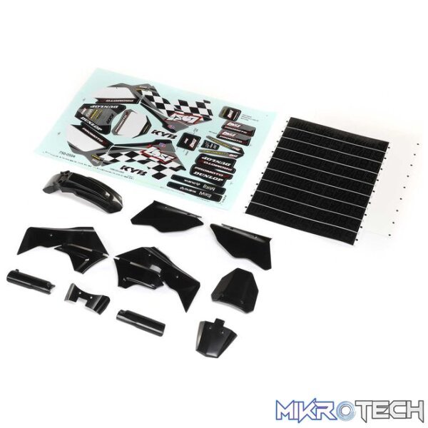 Black Plastics with Wraps: Promoto-MX Black Plastics with Wraps: Promoto-MX