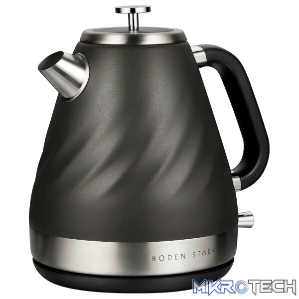 Boden Stark 1.7l Stainless Steel Kettle - Charcoal - Image 6