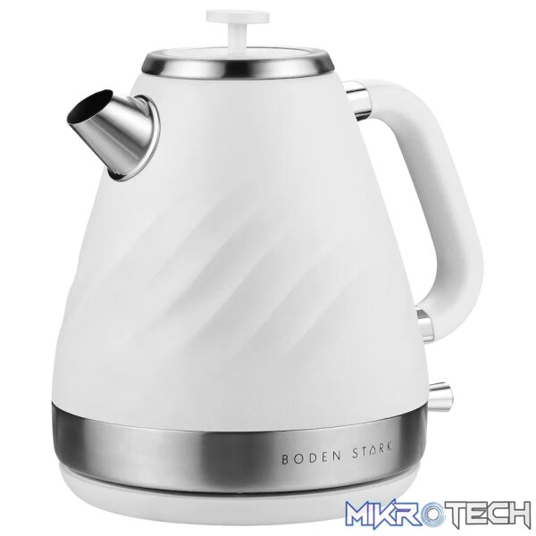 Boden Stark 1.7l Stainless Steel Kettle - White - Image 6