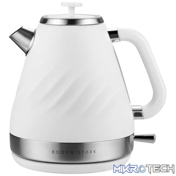 Boden Stark 1.7l Stainless Steel Kettle - White Boden Stark 1.7l Stainless Steel Kettle - White