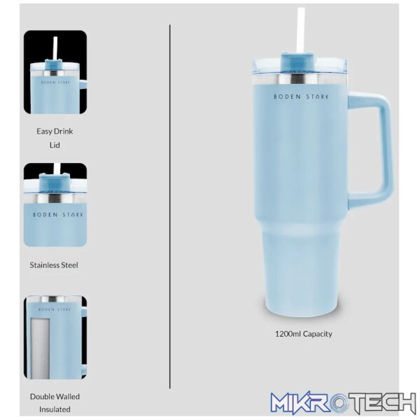 Boden Stark 1200ml Travel Mug - Blue - Image 14