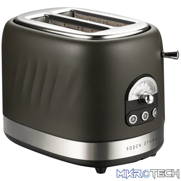 Boden Stark 2-Slice Stainless Steel Toaster - Image 2