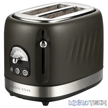 Boden Stark 2-Slice Stainless Steel Toaster