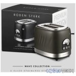 Boden Stark 2-Slice Stainless Steel Toaster - Image 7