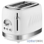 Boden Stark 2-Slice Stainless Steel Toaster - White