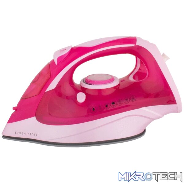 Boden Stark 2600W Ceramic Steam Iron - Pink Boden Stark 2600W Ceramic Steam Iron - Pink