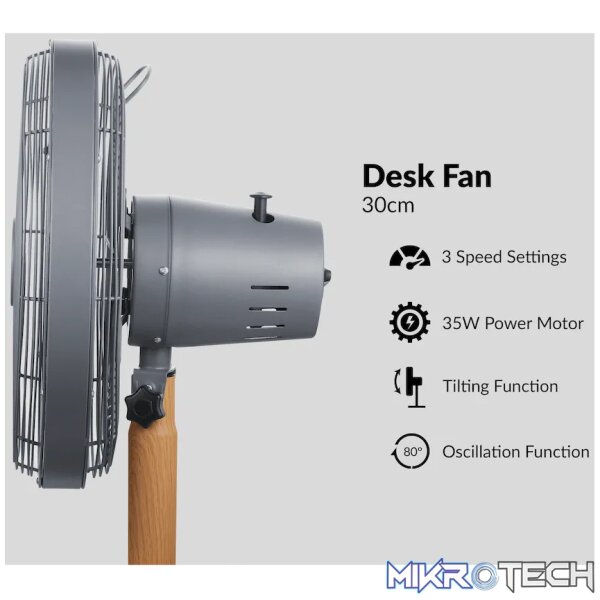 Boden Stark 30cm Desk Fan - Image 10