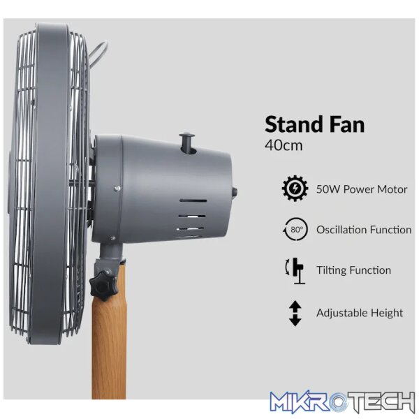 Boden Stark 40cm Stand Fan - Image 10