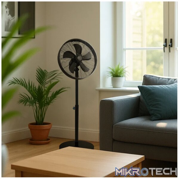 Boden Stark 40cm Stand Fan - Black - Image 10