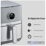 Boden Stark 5.0L Digital Air Fryer - Image 4