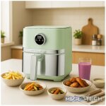 Boden Stark 5.0L Digital Air Fryer Green - Image 7