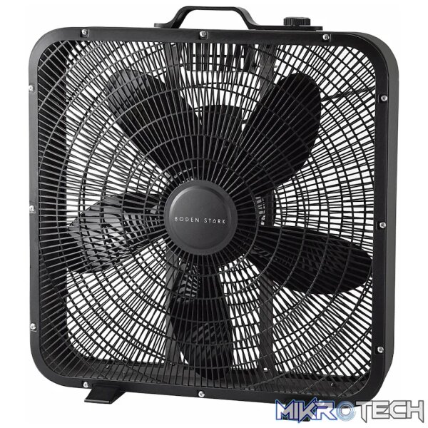 Boden Stark 50cm Box Fan - Black - Image 2