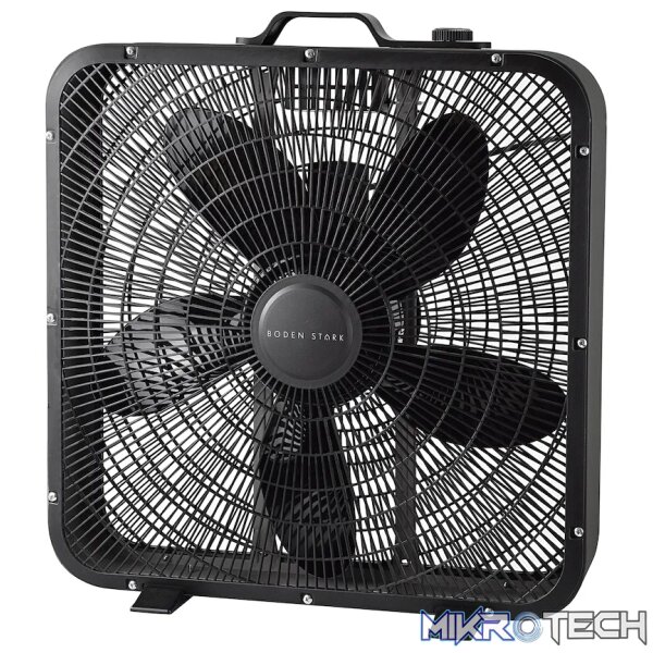 Boden Stark 50cm Box Fan - Black - Image 7