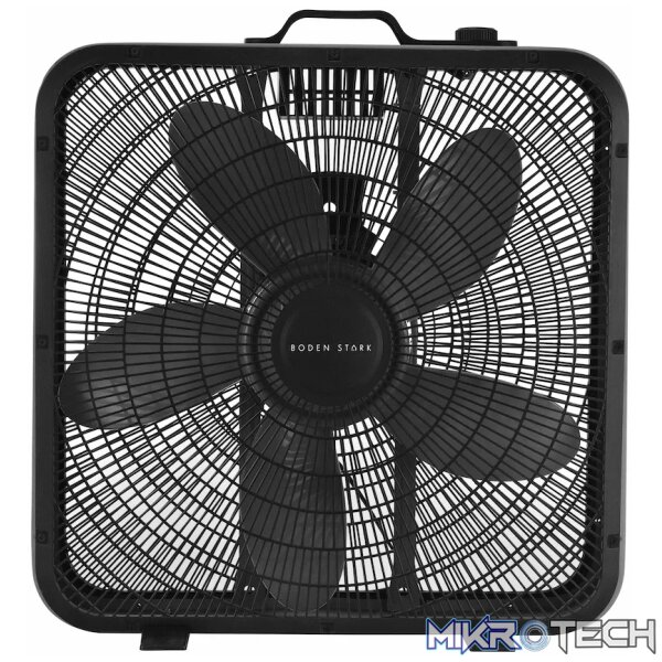 Boden Stark 50cm Box Fan - Black Boden Stark 50cm Box Fan - Black