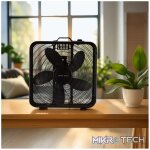 Boden Stark 50cm Box Fan - Black - Image 8