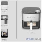 Boden Stark 8l Dual Element Air Fryer with Steaming Function - Image 11