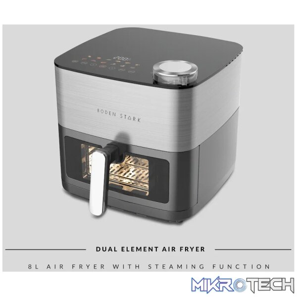 Boden Stark 8l Dual Element Air Fryer with Steaming Function - Image 13