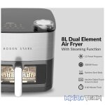 Boden Stark 8l Dual Element Air Fryer with Steaming Function - Image 10