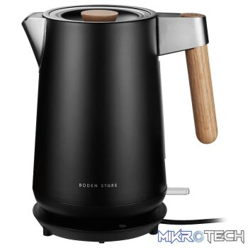 Boden Stark Anson Collection 1.7l 2000w Stainless Steel Kettle - Black