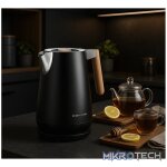 Boden Stark Anson Collection 1.7l 2000w Stainless Steel Kettle - Black - Image 5