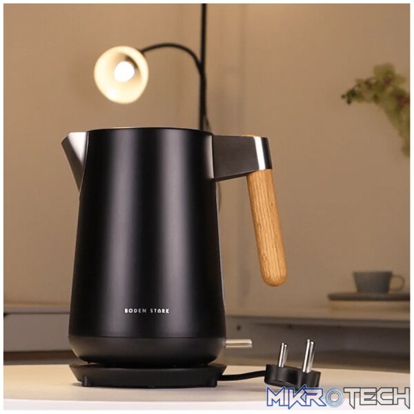 Boden Stark Anson Collection 1.7l 2000w Stainless Steel Kettle - Black - Image 6