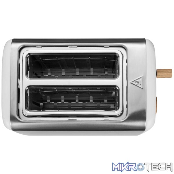 Boden Stark Anson Collection 2 Slice SS Toaster - White - Image 3