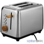 Boden Stark Anson Collection 2-Slice Stainless Steel Toaster