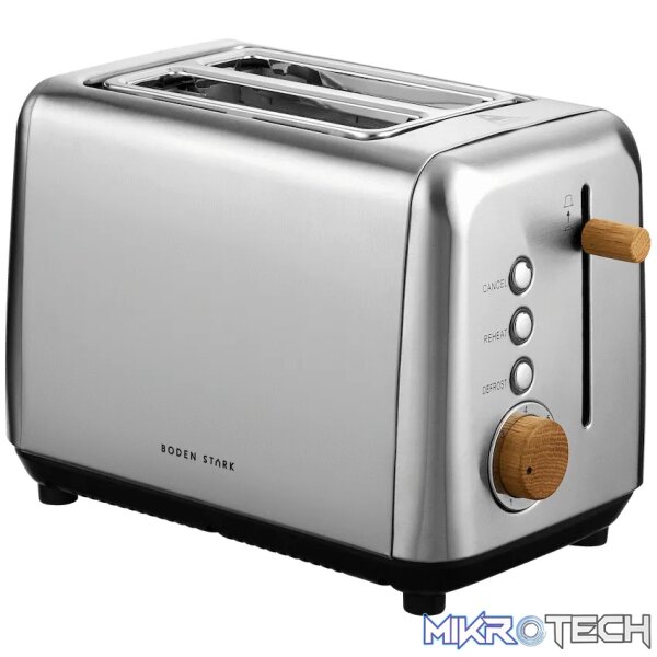 Boden Stark Anson Collection 2-Slice Stainless Steel Toaster - Image 3