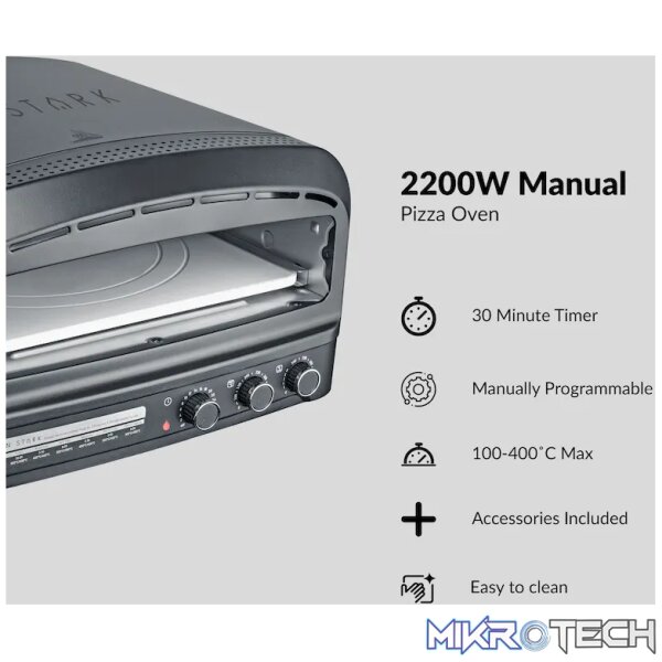 Boden Stark Manual Pizza Oven - Image 4