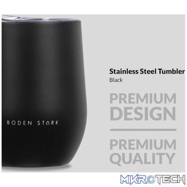 Boden Stark Tumbler 350ml - Black - Image 3