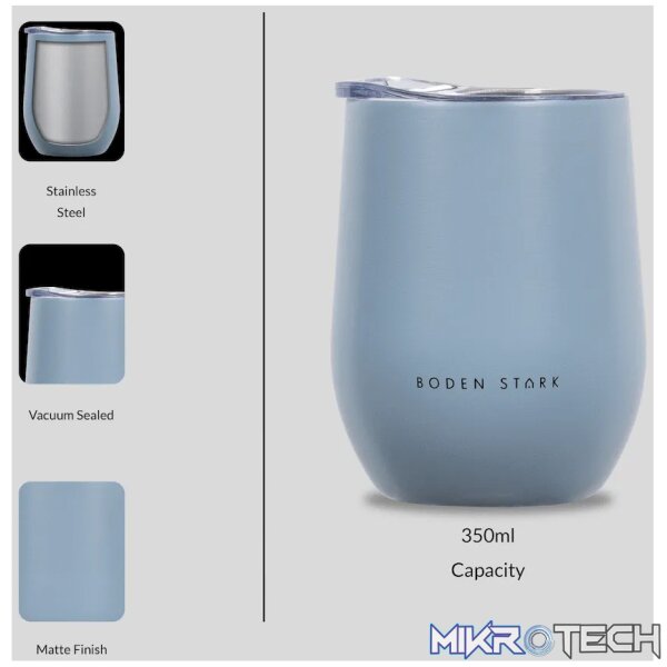 Boden Stark Tumbler 350ml Blue - Image 4