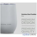 Boden Stark Tumbler 350ml Grey - Image 3