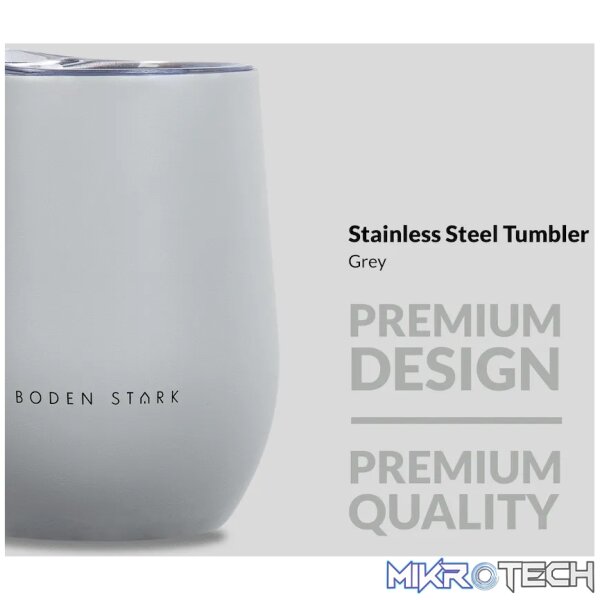 Boden Stark Tumbler 350ml Grey - Image 3
