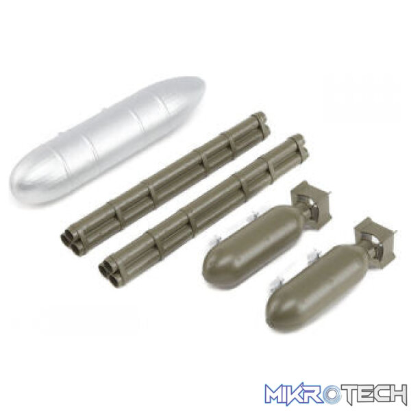 Bomb/Rocket set P-47 1.2m Bomb/Rocket set P-47 1.2m