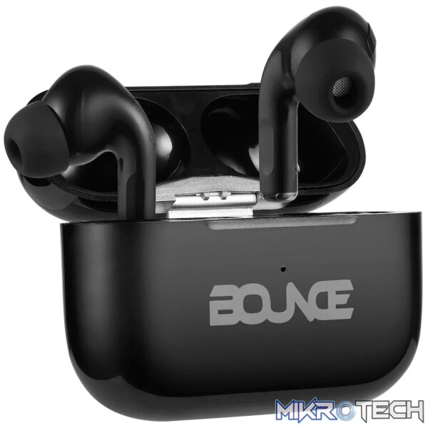 Bounce Clef X True Wireless Earphones + Silicone Accessories - Black - Image 8
