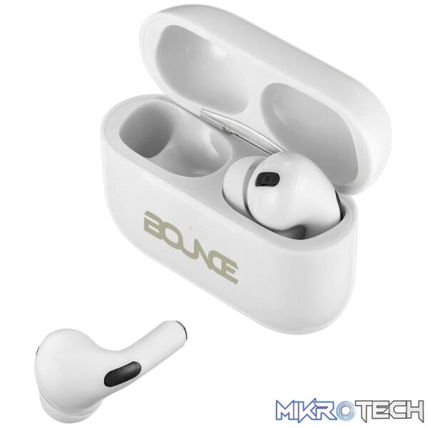 Bounce Clef X True Wireless Earphones + Silicone Accessories - White - Image 12