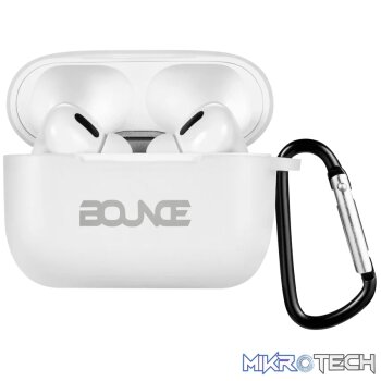 Bounce Clef X True Wireless Earphones + Silicone Accessories - White
