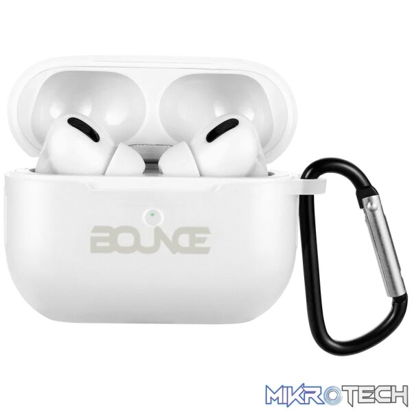 Bounce Clef X True Wireless Earphones + Silicone Accessories - White - Image 6