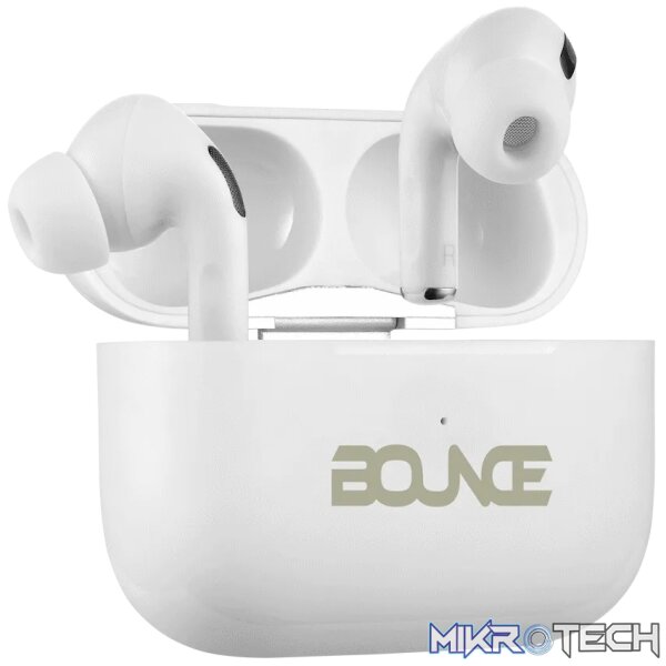 Bounce Clef X True Wireless Earphones + Silicone Accessories - White - Image 7